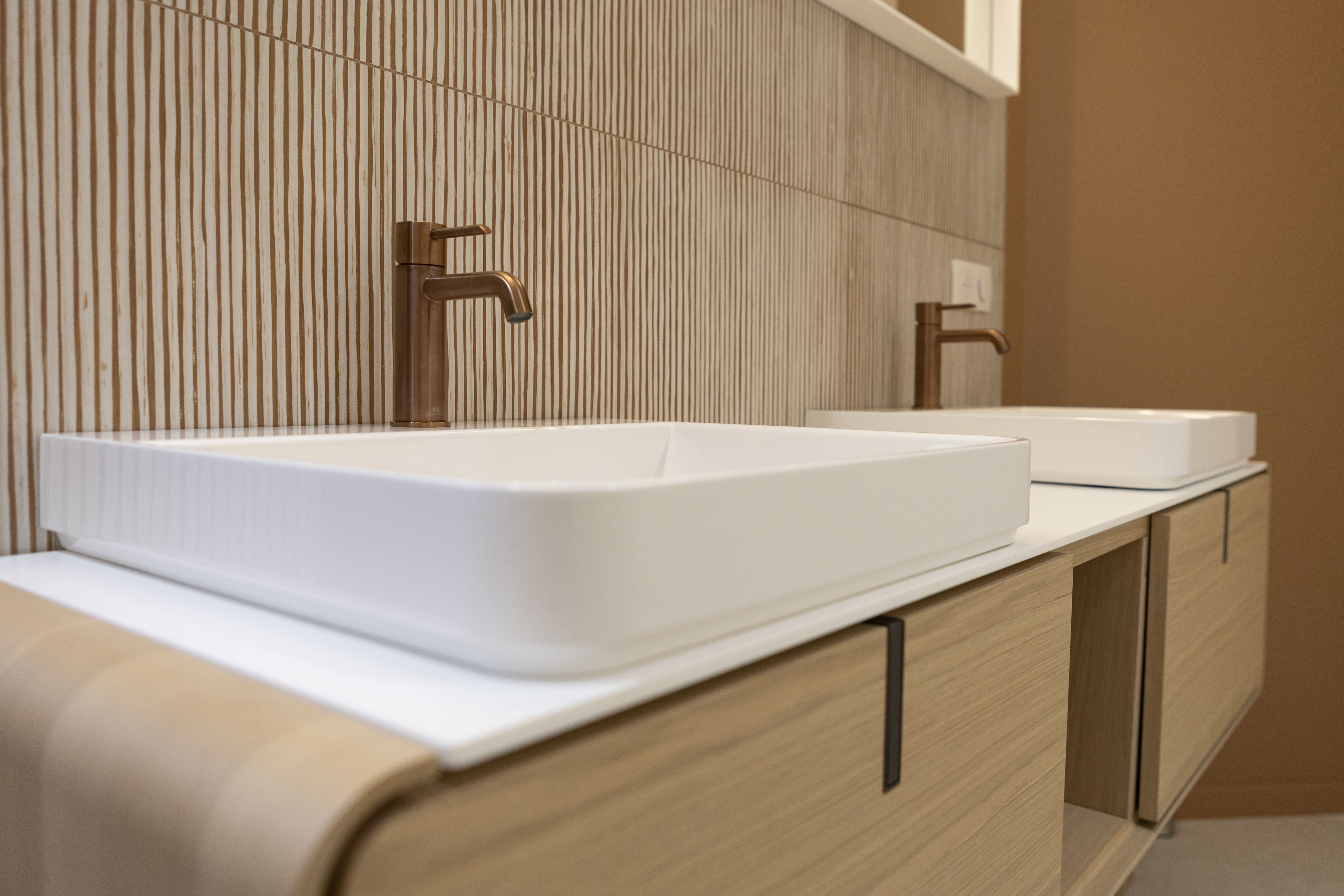 Salle de bain Chaleur Terracotta